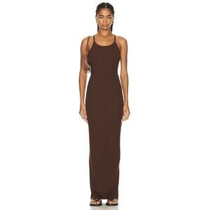 Eterne Brown Maxi Dress